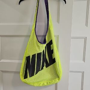 Nike Neon Yellow Tote Bag